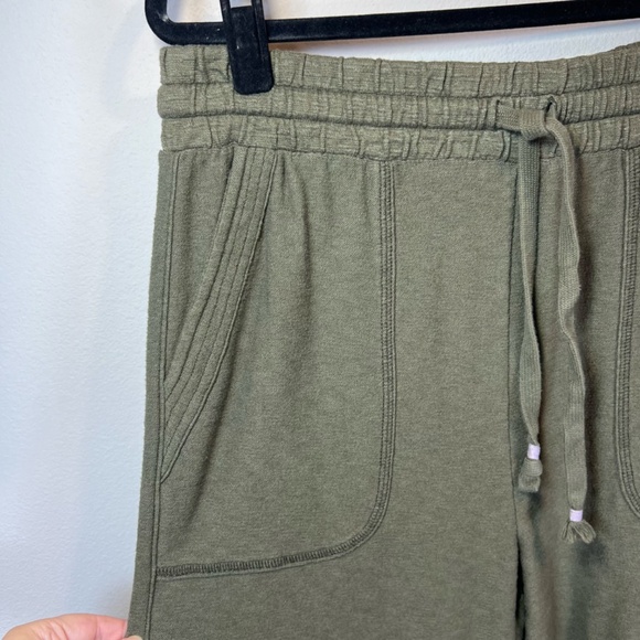 Anthropologie Saturday Sunday  Women's Billie Textured Jogger Pants Olive  Large - Picture 5 of 12